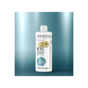 Aquacool Trend Su Bazlı Akrilik Dönüşüm Boyası Metalik Renk 911 Buz Mavi 500ml