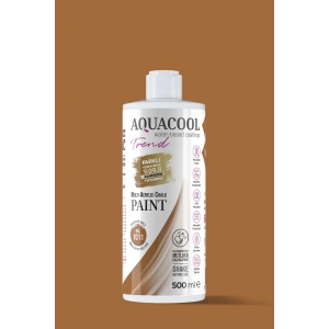 Aquacool Trend Su Bazlı Akrilik Dönüşüm Boyası RAL 1011 Kahve Bej 500ml