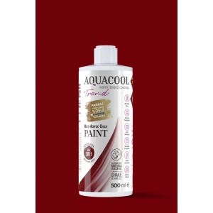 Aquacool Trend Su Bazlı Akrilik Dönüşüm Boyası RAL 3011 Kahve Kızıl 500ml