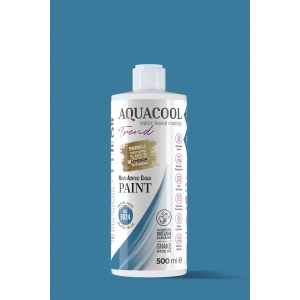 Aquacool Trend Su Bazlı Akrilik Dönüşüm Boyası RAL 5024 Pastel Mavi 500ml