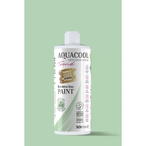 Aquacool Trend Su Bazlı Akrilik Dönüşüm Boyası RAL 6019 Pastel Yeşil 500ml