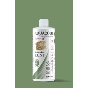 Aquacool Trend Su Bazlı Akrilik Dönüşüm Boyası RAL 6021 Soluk Yeşil 500ml
