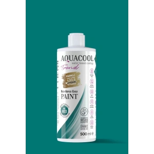 Aquacool Trend Su Bazlı Akrilik Dönüşüm Boyası RAL 6033 Nane Turkuaz 500ml