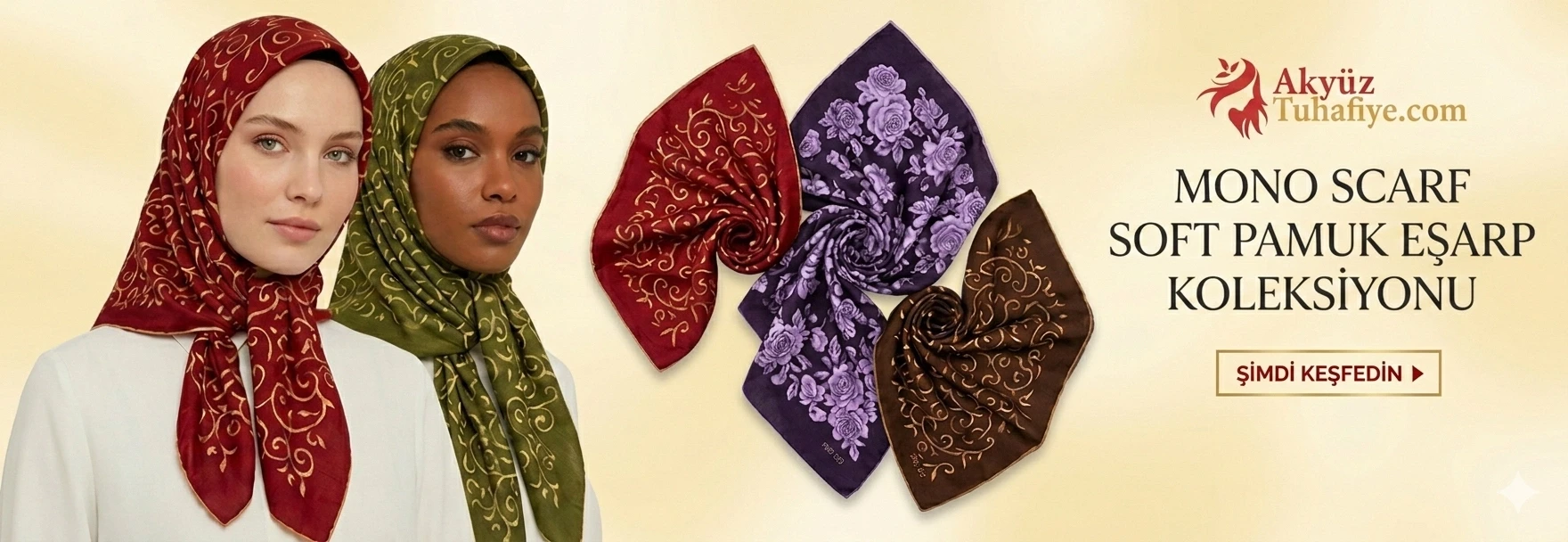 Mono Scarf Soft Pamuk Eşarp