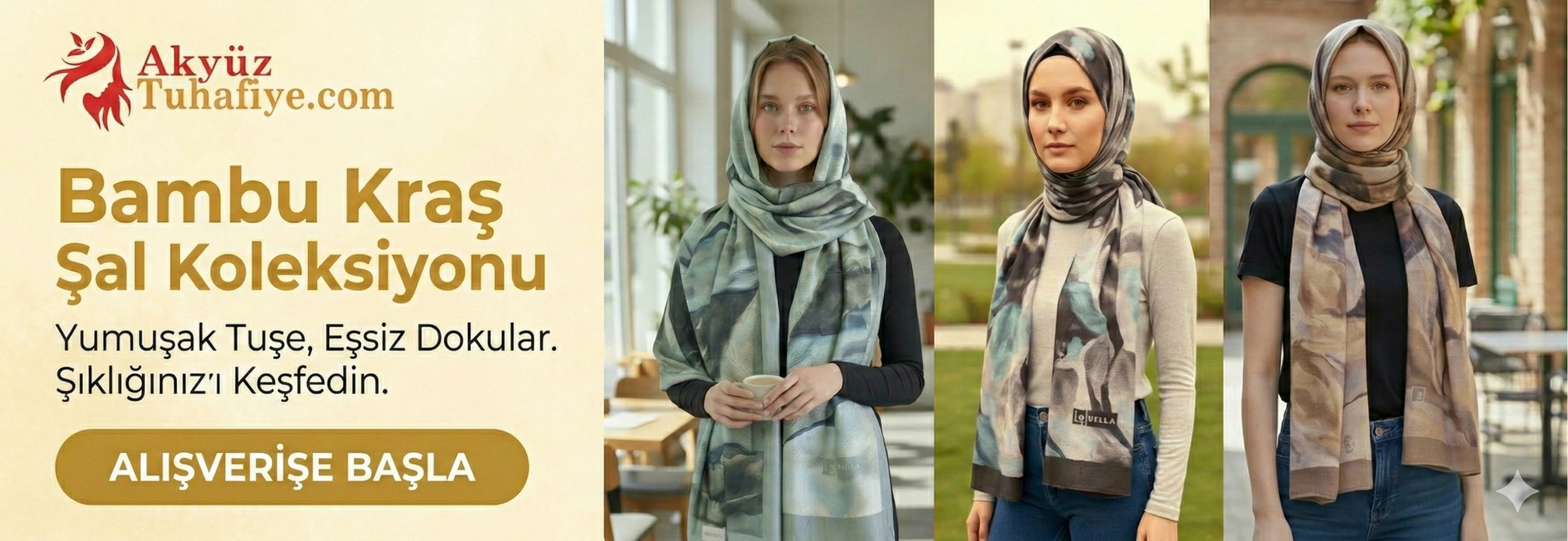 Düz Ve Desenli Bambu Şal