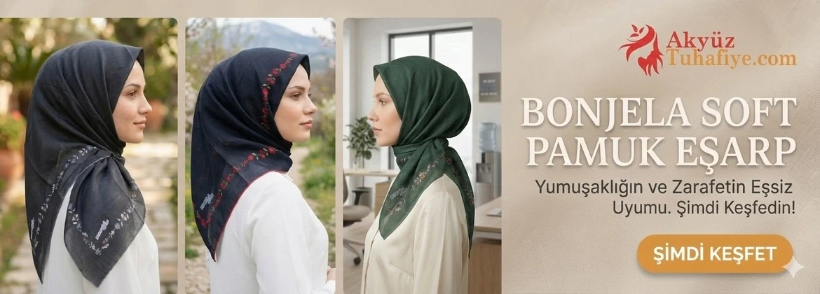 Bonjela Soft Pamuk Eşarp