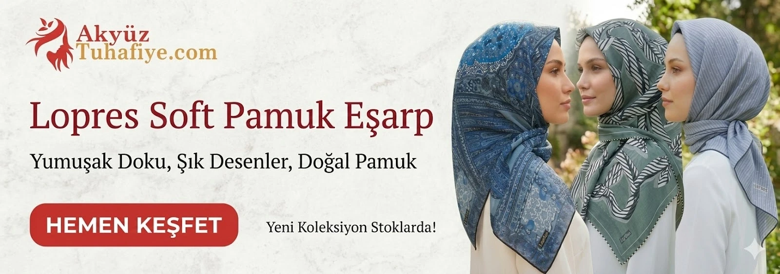 Yeni Model Lopres Soft Pamuk Eşarp