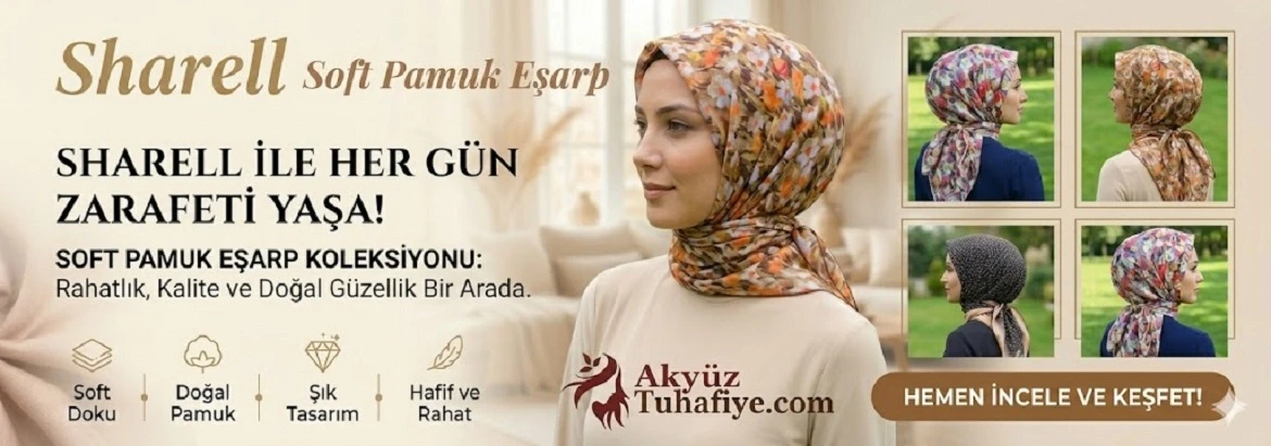 Sharell Soft Pamuk Eşarp