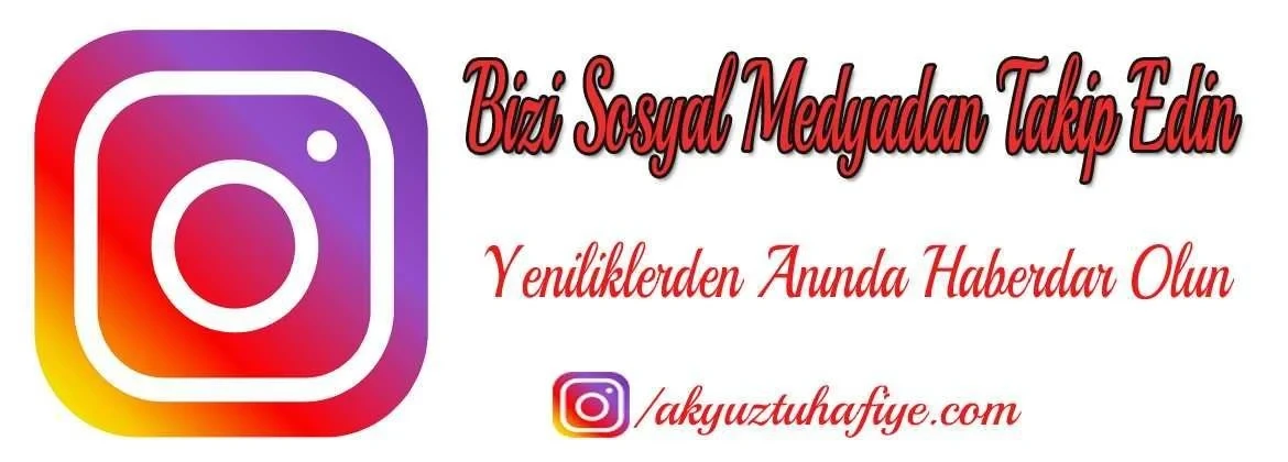 Bizi İnstagram dan Takip Edin