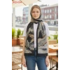 Locella Desenli Bambu Kraş Şal 512-114