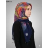 Naz İpek Desenli Sökme Boncuklu Eşarp 536-111