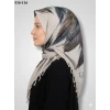Naz İpek Desenli Sökme Boncuklu Eşarp 536-116