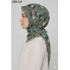 Dolce Life Desenli Sökme Boncuklu Eşarp 529-113