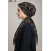 Dolce Life Desenli Sökme Boncuklu Eşarp 529-119