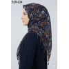 Dolce Life Desenli Sökme Boncuklu Eşarp 529-120