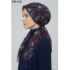 Dolce Life Desenli Sökme Boncuklu Eşarp 529-122