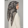 Moon Scarf Desenli Bambu Pamuk Eşarp 1009-118