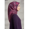 Moon Scarf Desenli Bambu Pamuk Eşarp 1009-121