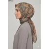 Moon Scarf Desenli Bambu Pamuk Eşarp 1009-123