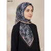 Moon Scarf Desenli Bambu Pamuk Eşarp 1009-125
