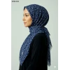 Eyfel Desenli Dimi Pamuk Eşarp (Lacivert- A. Vizon Serisi) 1013-116