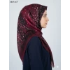 Dolce Cool Desenli Flamlı Pamuk Eşarp 1015-115