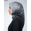 Dolce Cool Desenli Flamlı Pamuk Eşarp 1015-118