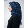 Dolce Cool Desenli Flamlı Pamuk Eşarp 1015-119