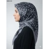 Dolce Cool Desenli Flamlı Pamuk Eşarp 1015-123