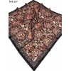 Zer Scarf Dijital Soft Pamuk Eşarp (Siyah Turuncu) 515-127
