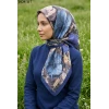 Belinda Scarf Bambu Pamuk Eşarp (Gece Mavisi) 1029-117
