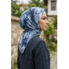 Moon Scarf Soft Pamuk Eşarp (Petrol) 1032-111