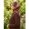 Moon Scarf Soft Pamuk Eşarp (Bordo) 1032-113