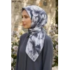 Moon Scarf Soft Pamuk Eşarp (Siyah) 1032-114
