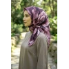 Moon Scarf Soft Pamuk Eşarp (Mürdüm) 1032-122