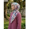 Bonjela Soft Pamuk Eşarp (Bordo - Mint) 1034-111