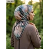Locella Soft Pamuk Eşarp (siyah-gri-mint) 1036-115