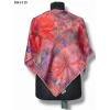 Zer Scarf Dijital Soft Pamuk Eşarp (Gül Kurusu-Kırmızı-Lila) 1041-115