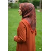 Velscarfs Soft Pamuk Parla Eşarp (Kiremit) 1042-116