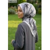 Velscarfs Soft Pamuk Parla Eşarp (Gri) 1043-122
