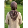 Locella Soft Pamuk Eşarp (Kahverengi) 1050-112