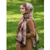 Moon Scarf Bambu Pamuk Şal (Kahve) 1052-112