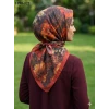 Velscarfs Soft Pamuk Parla Eşarp (Turuncu) 1090-122