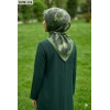 Velscarfs Soft Pamuk Parla Eşarp (Yeşil) 1090-124