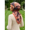 Velscarfs Soft Pamuk Parla Eşarp (Turuncu) 1091-113