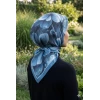 Velscarfs Soft Pamuk Parla Eşarp (İndigo) 1091-114