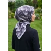 Velscarfs Soft Pamuk Parla Eşarp (Gümüş Gri) 1091-116