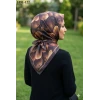 Velscarfs Soft Pamuk Parla Eşarp (Kahverengi) 1091-122