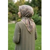 Locella Soft Pamuk Eşarp (Yağ Yeşili) 1093-113
