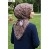 Locella Soft Pamuk Eşarp (Kahverengi) 1093-114
